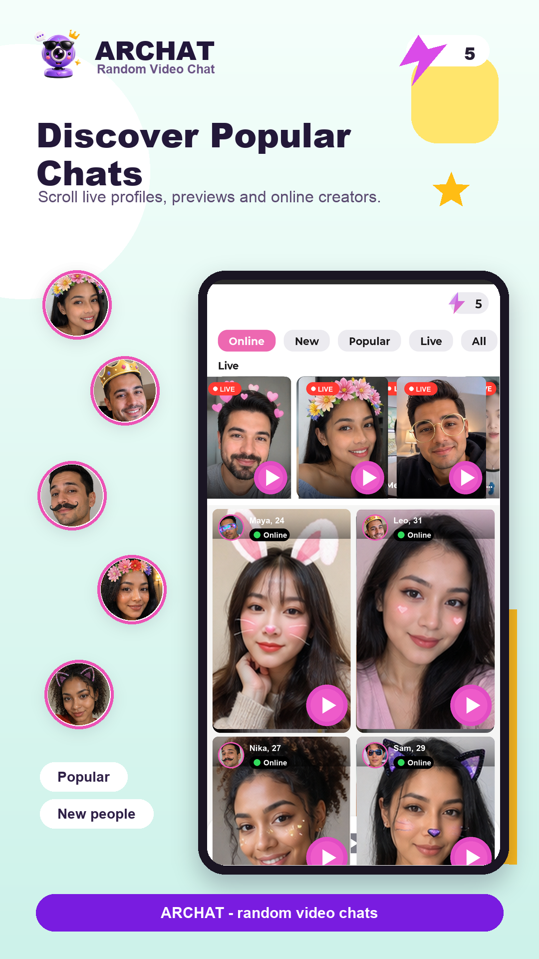 Discover Popular Chats screenshot